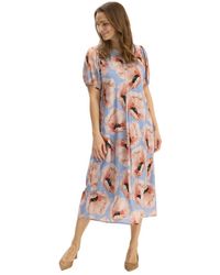 iN FRONT - Midi Jurk - Lyst