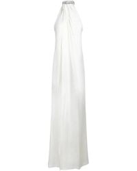 Stella McCartney - Weißes Kleid Elegantes Design Anlass - Lyst