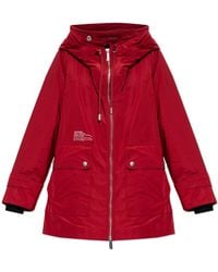 DSquared² - Jassen ,Rood ,Parka Met Capuchon - Lyst