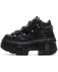 New Rock - Lace-Up Boots - Lyst