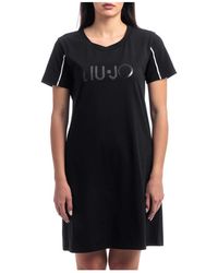 Liu Jo - Jersey kleid - Lyst