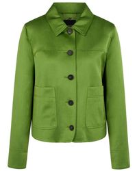 Marc Cain - Jack Van Glanzende Materiaalmix - Lyst