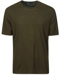 FILIPPO DE LAURENTIIS - Grünes baumwoll-t-shirt kurze ärmel,blaues baumwoll-t-shirt kurze ärmel,weiße baumwoll-t-shirt kurze ärmel - Lyst
