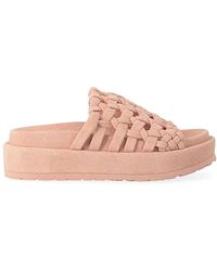 Paloma Barceló - Nadira Suede Flatform Slide - Lyst