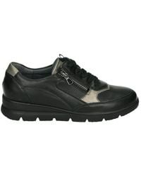 Waldläufer - Schoenen ,Zwart ,Leer Sportieve Lage Zwarte Leren Schoenen - Lyst