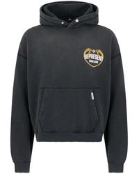 Represent - Hoodies & Sweatvesten ,Grijs ,Katoen Angel Border Hoodie - Lyst