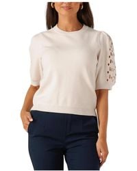 Object - Weiße Strickpullover Für Frauen - Lyst