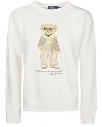 Ralph Lauren - Bear crewneck sweatshirt - Lyst