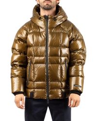 DSquared² - Jassen ,Groen ,Nylon 3D Down Jacket - Lyst
