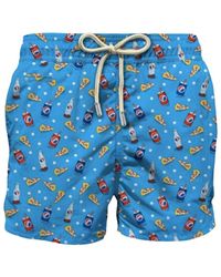 MC2 Saint Barth - Badmode ,Blauw Zwemshorts Strandkleding - Lyst