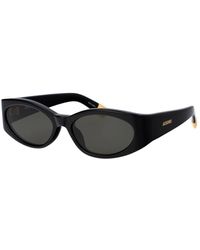 Jacquemus - Ovale sonnenbrille für stilvollen sonnenschutz - Lyst