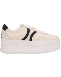 Celine - Block Sneaker Mit Triomphe-Detail Hinten Und Keilsohle - Lyst