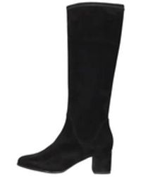 Peter Kaiser - Schwarze Wildleder Stiefel - Lyst