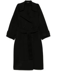 JOSEPH - Jassen ,Zwart ,Wol Cashmere Double Face Jas - Lyst