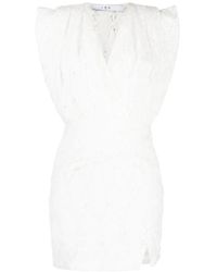 IRO - Kleedjes ,Wit ,Polyester Perine Jurk - Lyst