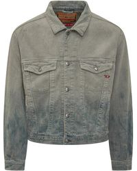 DIESEL - Jassen ,Blauw ,Denim D-Ranger Jacket - Lyst