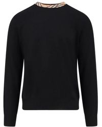 Burberry - Round-Neck Knitwear - Lyst