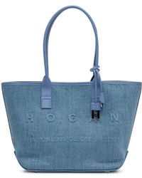 Hogan - Denim Tote Bag - Lyst