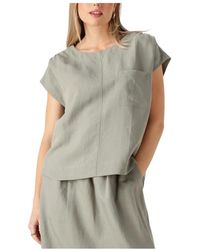 Mos Mosh - Overhemden ,Groen ,Khaki Alexis Blouse, Veelzijdig En Stijlvol - Lyst