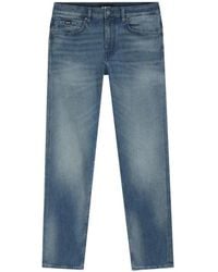 BOSS - Straight Fit Jeans - Lyst