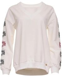 Maicazz - Hoodies & Sweatvesten ,Wit ,Talan Sweatshirt - Lyst