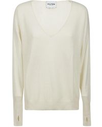 Kujten - V-Neck Knitwear - Lyst