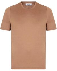 Gran Sasso - Braunes casual t-shirt polo - Lyst