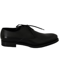 Dolce & Gabbana - Leather Derby Formal Shoes - Lyst