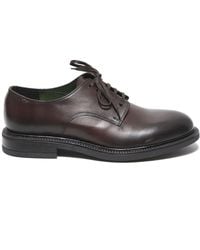 Alexander Hotto - Braune leder derby schuhe aw23 - Lyst