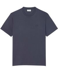 Lacoste - Tops ,Blauw T-Shirts En Polo's - Lyst