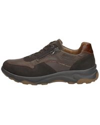 Waldläufer - Schoenen ,Bruin ,Leer H-Max Veterschoenen Laag - Lyst