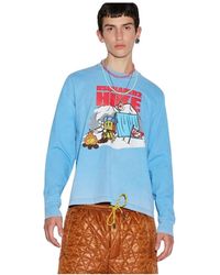 DSquared² - Tops ,Blauw ,Katoen Blauw Katoenen T-Shirt - Lyst