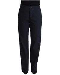 Exte - Logo Detail Tapered Broek - Lyst