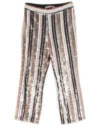 SIMONA CORSELLINI - Wide Trousers - Lyst