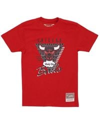 Mitchell & Ness - Chicago Bulls Nba Tee Hardwood Classics - Lyst