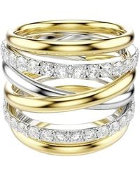 Swarovski - Hyperbola Cocktail Ring - Lyst
