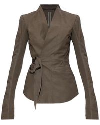 Rick Owens - Jassen ,Bruin ,Leer Hollywood Leren Jas - Lyst