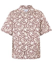 Prada - Overhemden ,Veelkleurig ,Katoen Bowling Shirt - Lyst