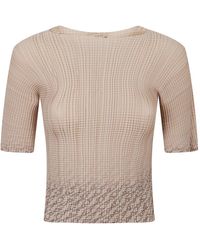 Herno - Textured Fitted Top - Lyst