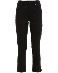 Angelo Marani Cropped Jeans - Zwart