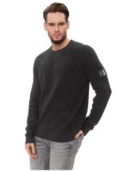 Calvin Klein - Round-Neck Knitwear - Lyst
