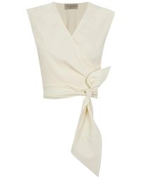 Cortana - Sleeveless Tops - Lyst