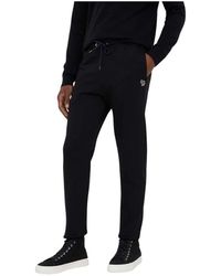 Paul Smith - Broeken ,Zwart ,Katoen Zebra Logo Trainingsbroeken - Lyst