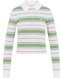 Celine - Tops ,Veelkleurig ,Katoen Gestreepte Katoenen Polo Gebreid - Lyst