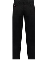 DIESEL - Jeans ,Zwart ,Katoen 2019 D-Strukt Slim-Fit Jeans - Lyst