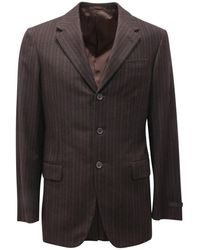 Prada - Pinstripes Wool Suit - Lyst
