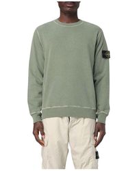 Stone Island - Rosa Sweatshirt Mit Lockerer Passform - Lyst