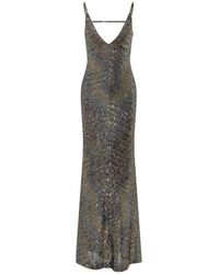 Missoni - Caperdoni Lange Jurk - Lyst