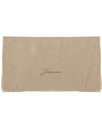 Jacquemus - Accessoires ,Wol Wol Kasjmier Sjaal Met Franje - Lyst
