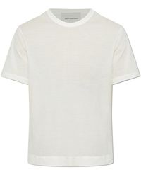 Ami Paris - Classic Fit T-Shirt Met Ronde Hals - Lyst